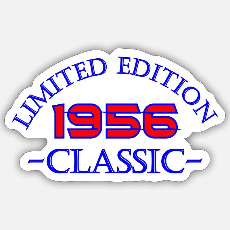 1956 Limitierte Klassik Sticker Größe S (10 x 10 cm)
