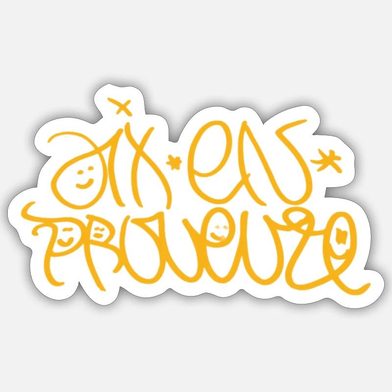 Sticker taille S (10 x 10 cm) - 