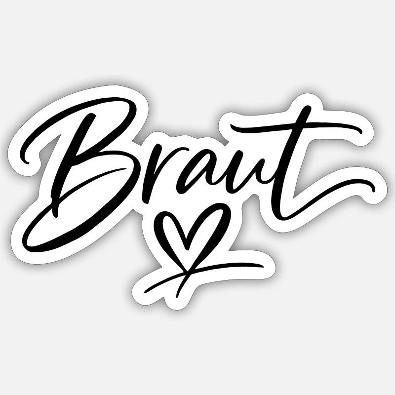 Team Bride Sticker size S (10 x 10 cm)