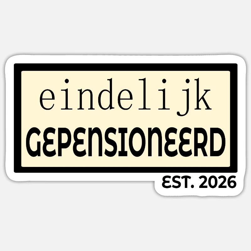 Sticker size S (10 x 10 cm) - 