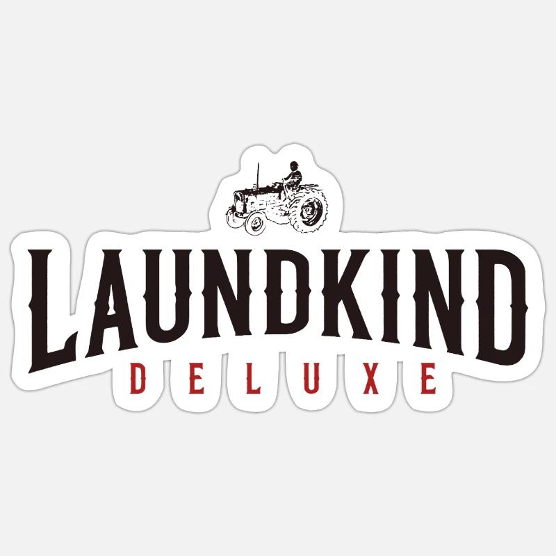 Laundkind - Sticker Größe S (10 x 10 cm) - Mattweiß