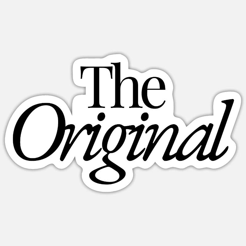 The Original - Sticker size S (10 x 10 cm) - white matte