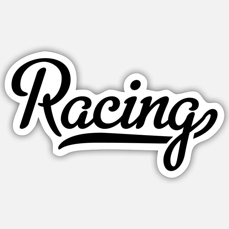 racing Sticker Größe S (10 x 10 cm)