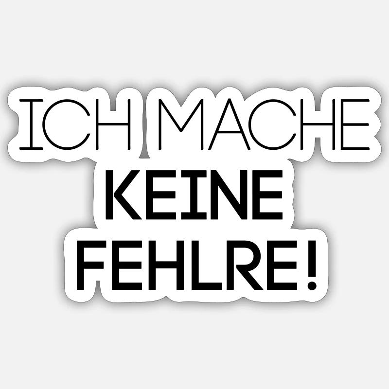 Fehlerfrei - Farbwechsel Sticker Größe S (10 x 10 cm)
