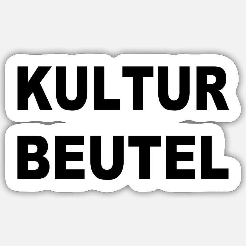 KULTUR BEUTEL Sticker Größe S (10 x 10 cm)