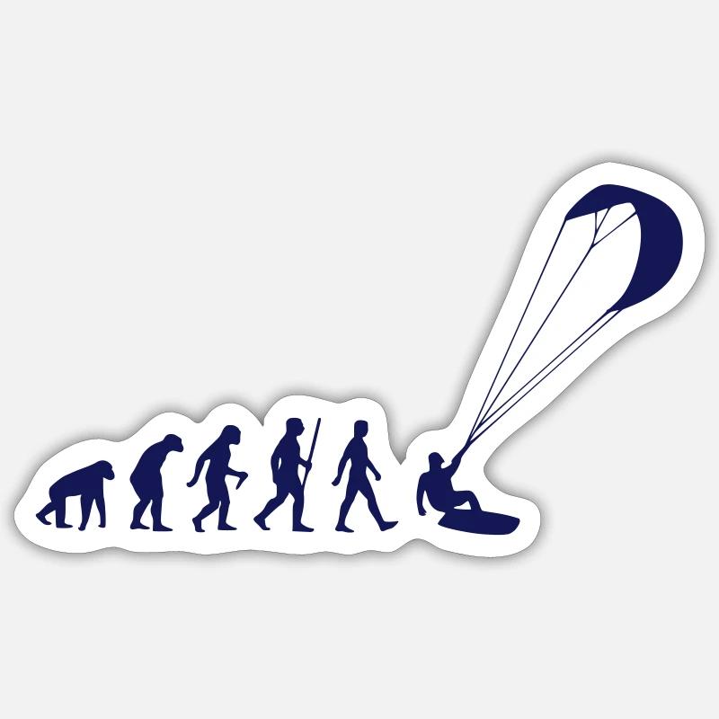 Evolution kite surf Sticker size S (10 x 10 cm)