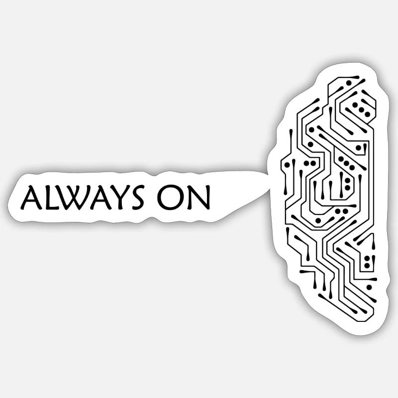 Codeur codeur développeur Nerd Geek cadeau Sticker taille S (10 x 10 cm)