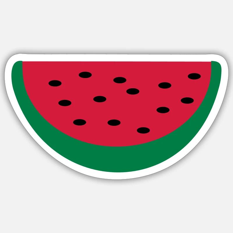 Melon - Sticker size S (10 x 10 cm) - white matte