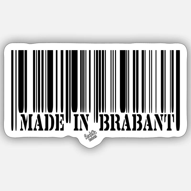 BARCODE Made in Brabant Sticker size S (10 x 10 cm)