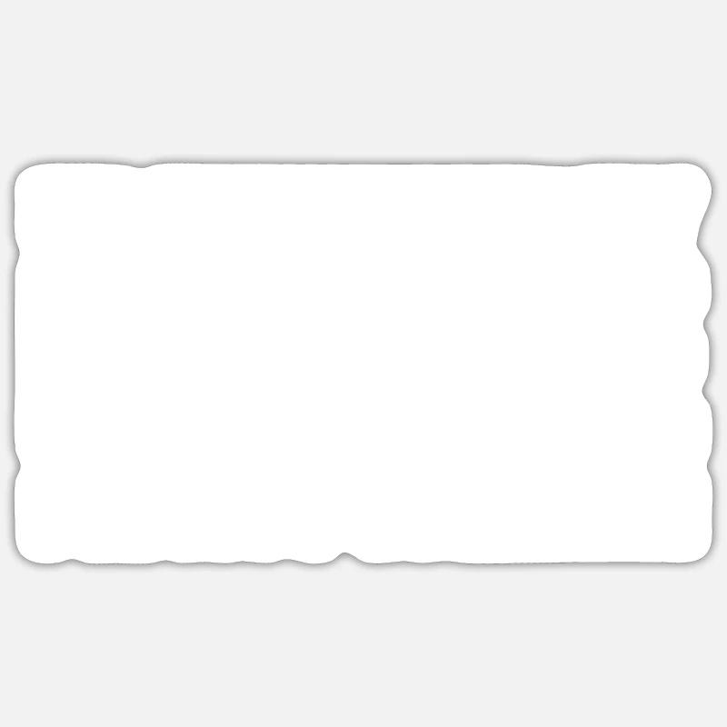 Caniche - Sticker taille S (10 x 10 cm) - blanc mat