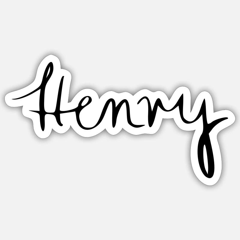 Henry Sticker Größe S (10 x 10 cm)