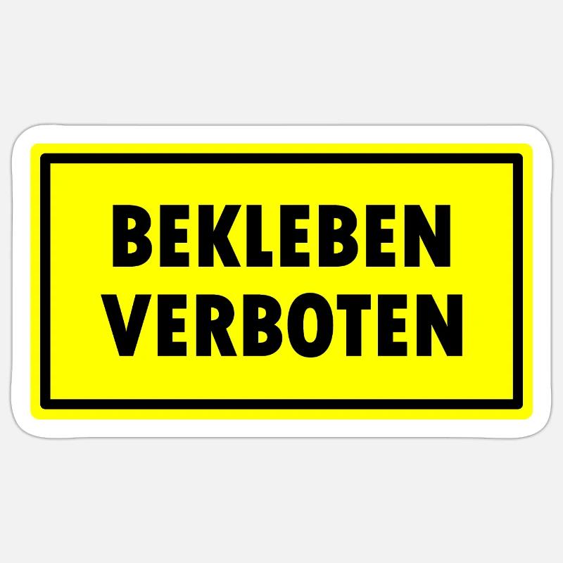 Sticker Größe S (10 x 10 cm) - 
