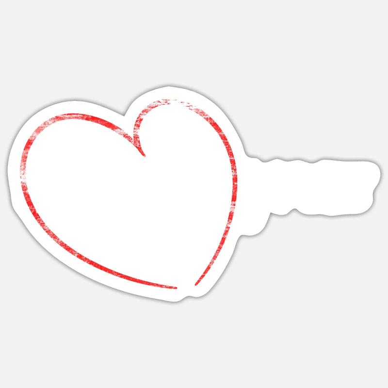 Lieblingsfrau - Sticker Größe S (10 x 10 cm) - Mattweiß