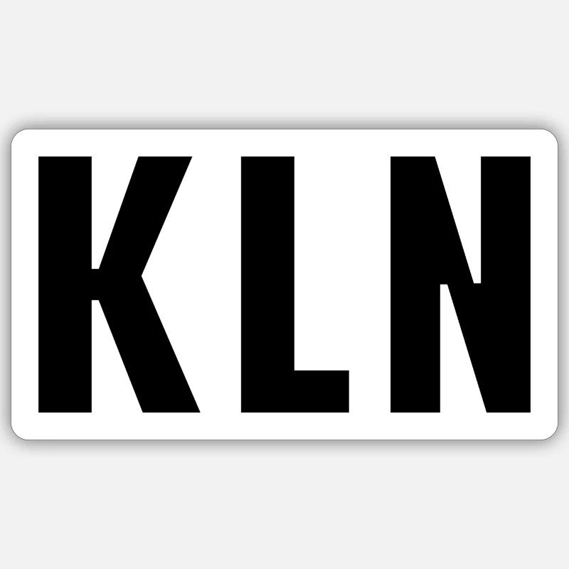 Cologne - Sticker size S (10 x 10 cm) - white matte
