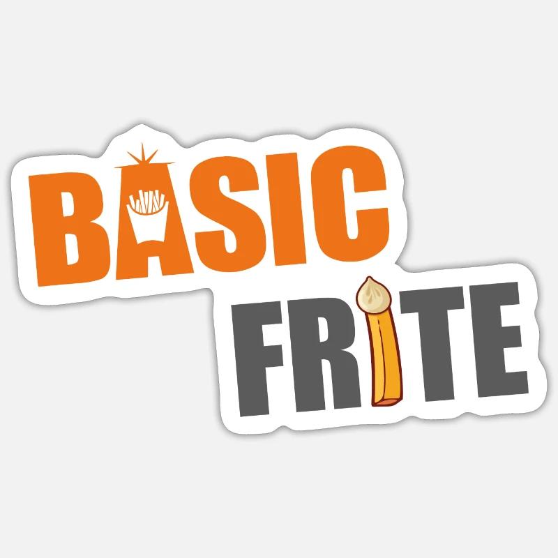 Basic fries 2 Sticker size S (10 x 10 cm)