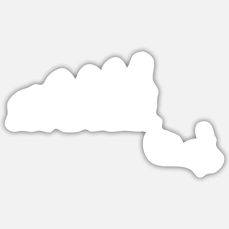 Evolution Tauchen mit Gerät Sticker Größe S (10 x 10 cm)