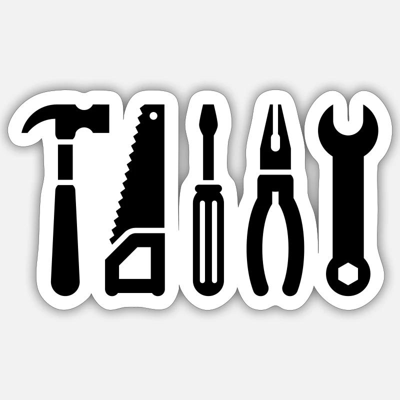 Outils Sticker taille S (10 x 10 cm)