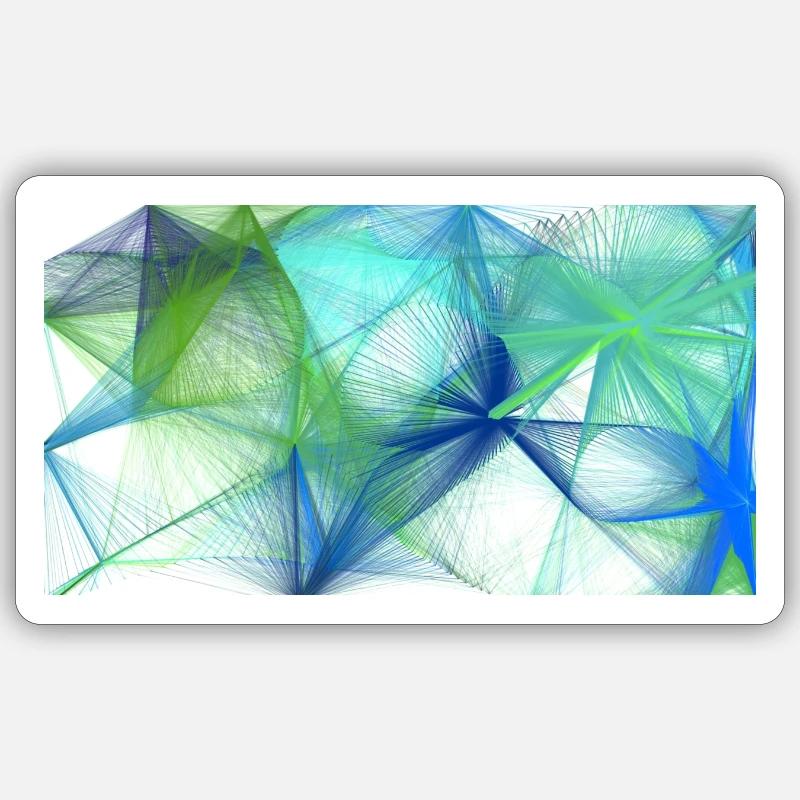 vert Sticker taille S (10 x 10 cm)