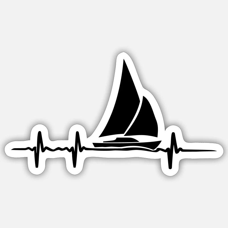 voile - Sticker taille S (10 x 10 cm) - blanc mat