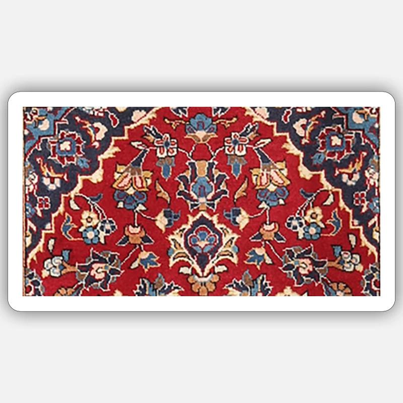 Teppich, Perser - Sticker Größe S (10 x 10 cm) - Mattweiß