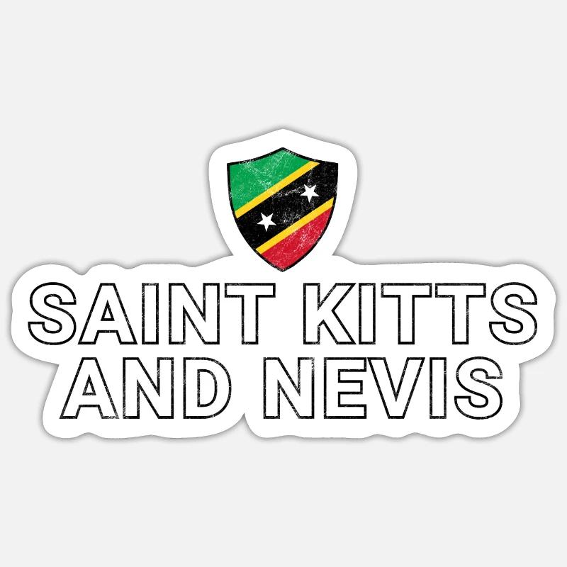 Saint Kitts and Nevis Sticker size S (10 x 10 cm)