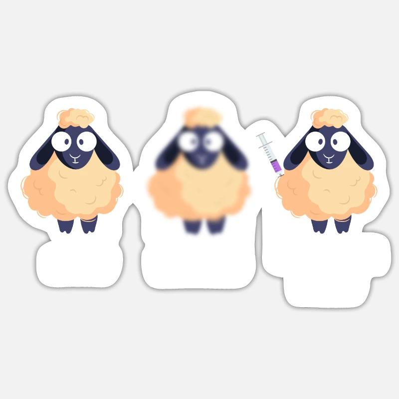 Sticker Größe S (10 x 10 cm) - 