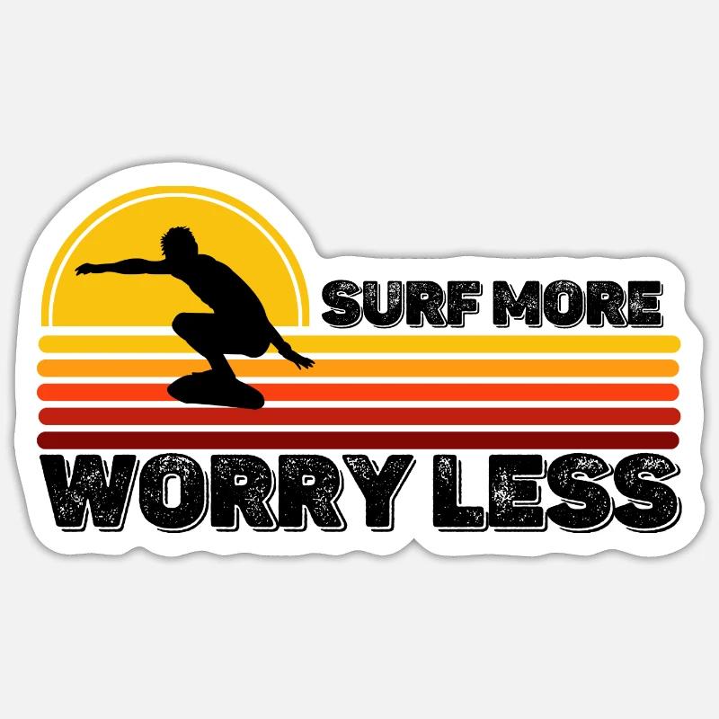 Surf Sticker taille S (10 x 10 cm)