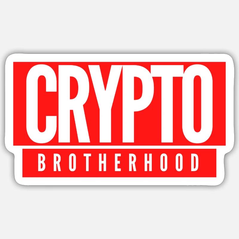 CRYPTO Sticker Größe S (10 x 10 cm)