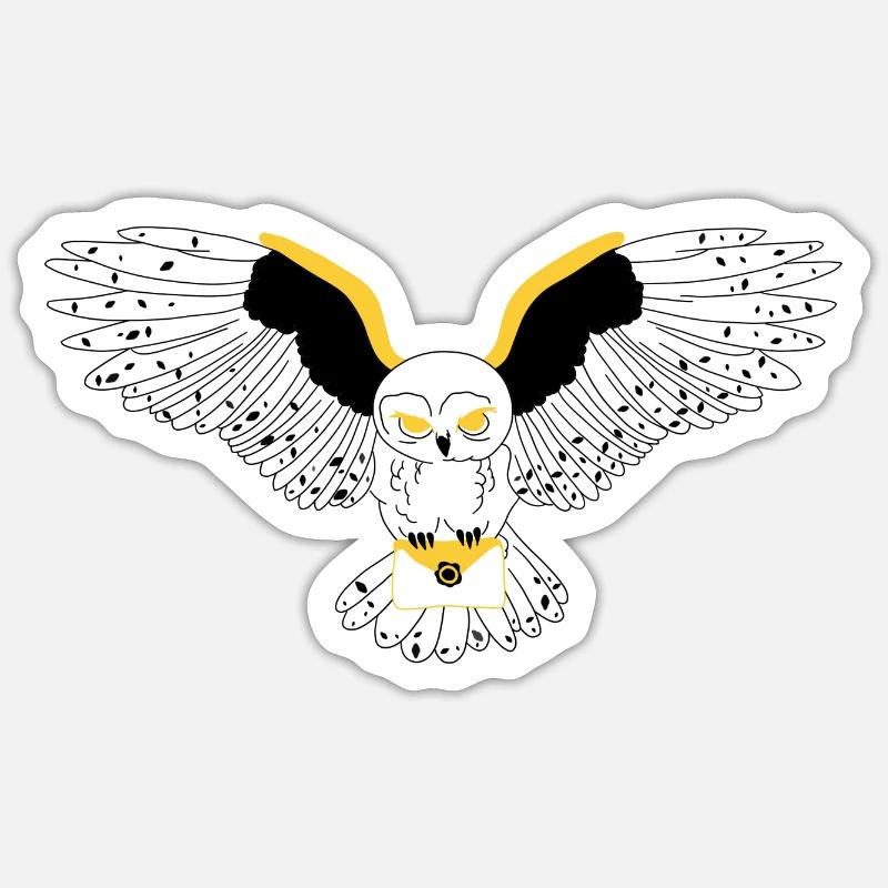 Euleneule Sticker Größe S (10 x 10 cm)