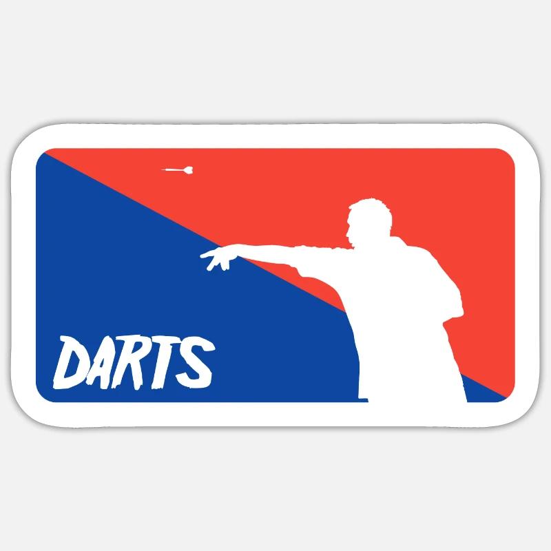 Dart player Sticker size S (10 x 10 cm)