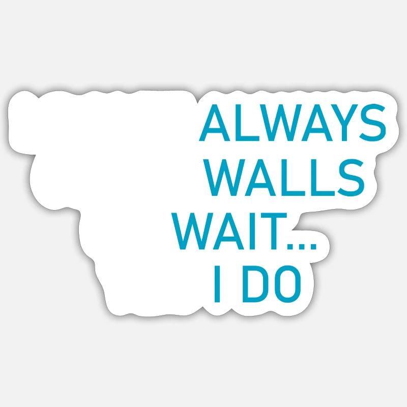 Escalade de bloc - Sticker taille S (10 x 10 cm) - blanc mat