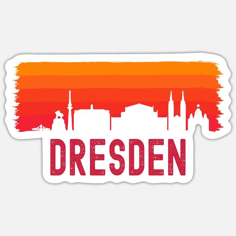 Dresden Sticker Größe S (10 x 10 cm)