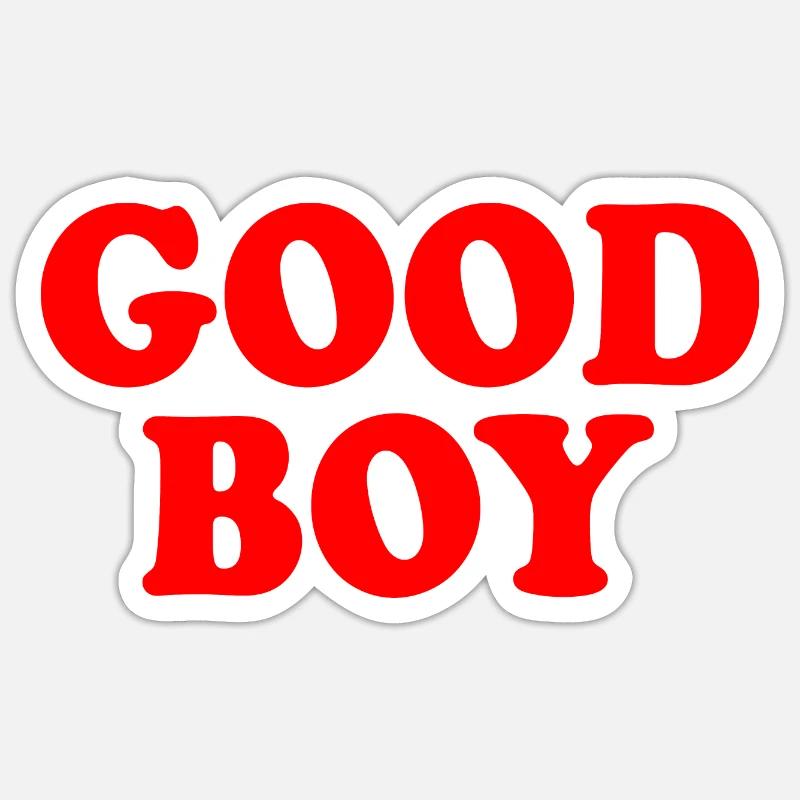 Good boy - Sticker Größe S (10 x 10 cm) - Mattweiß