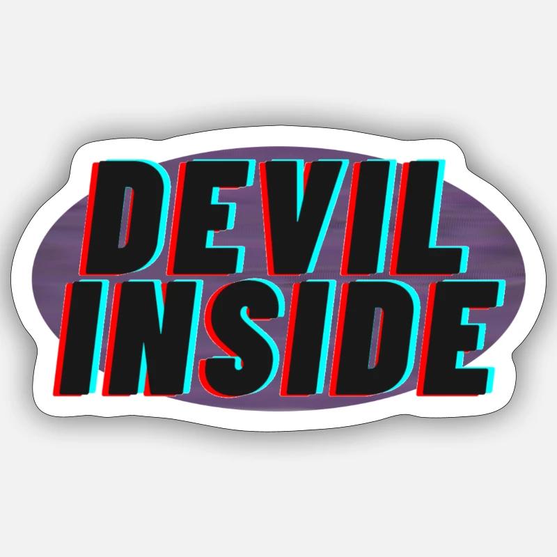 Devil Inside Vol 2 Sticker Größe S (10 x 10 cm)