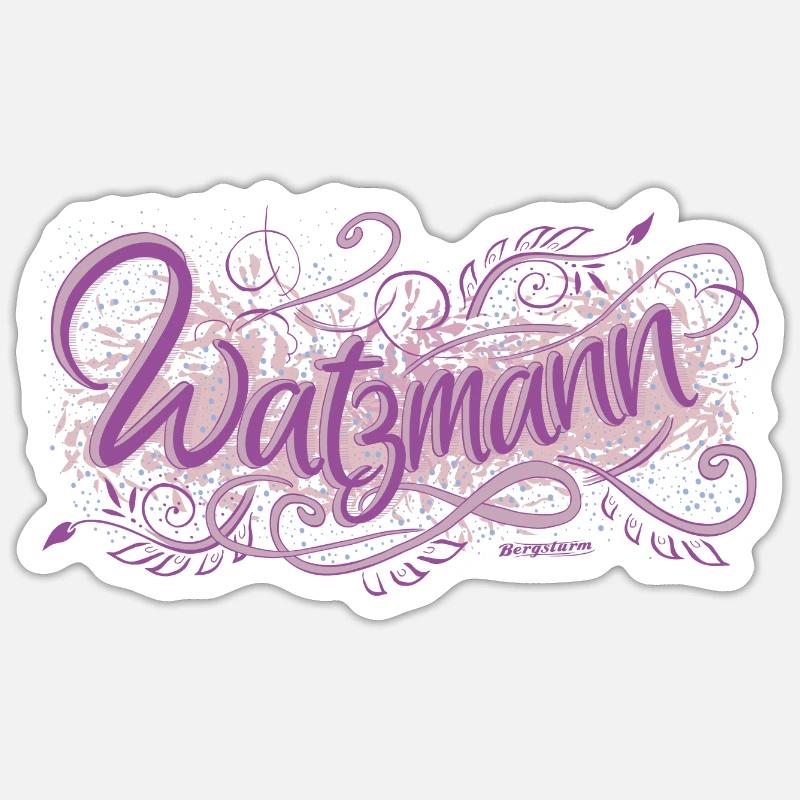 Watzmann Sticker Größe S (10 x 10 cm)