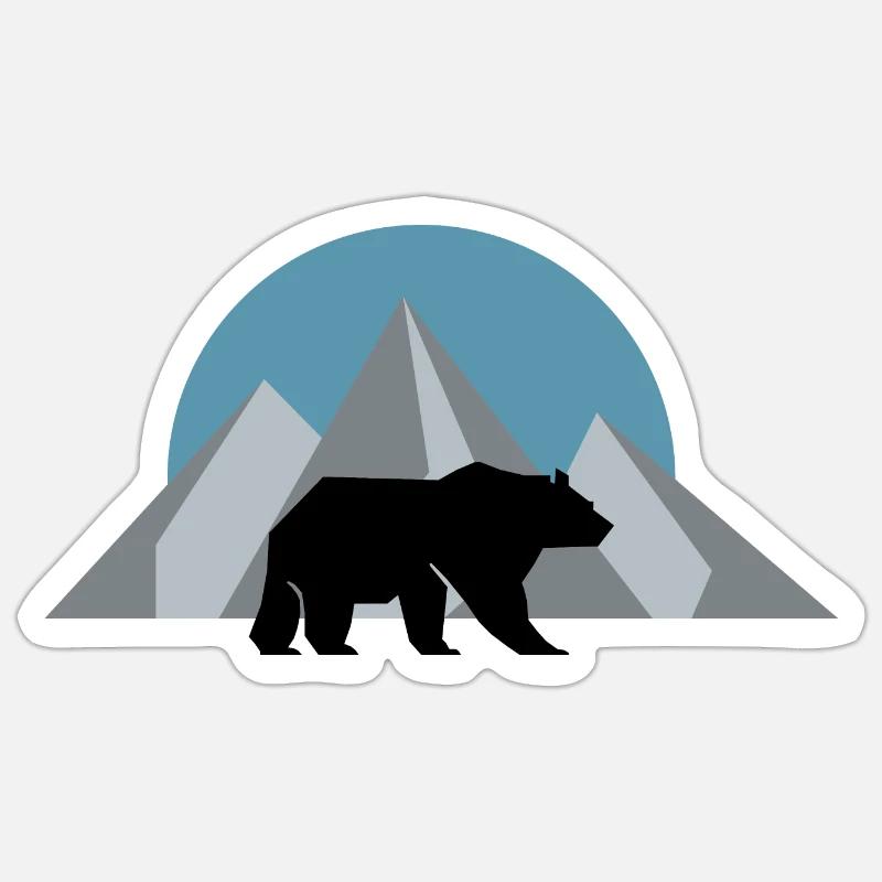 Bear Sticker Größe S (10 x 10 cm)