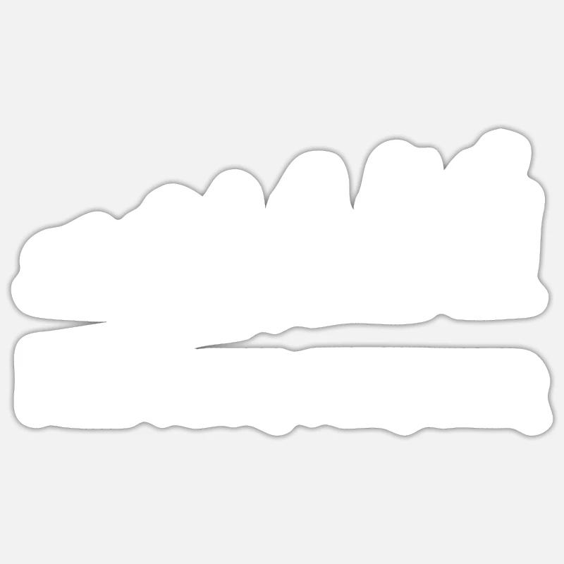 née pour marcher évolution Sticker taille S (10 x 10 cm)