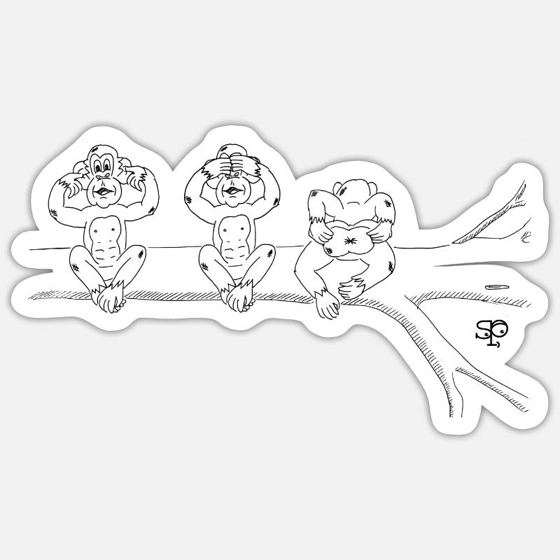Sticker Größe S (10 x 10 cm) - 