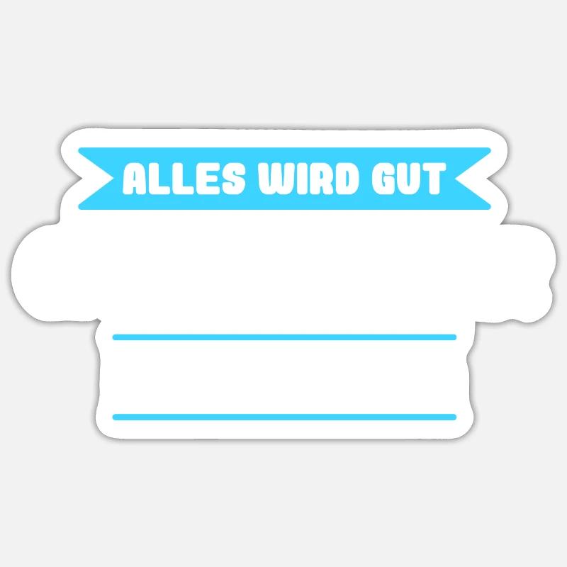 Christopher Name Design für stolze Christopher - Sticker Größe S (10 x 10 cm) - Mattweiß