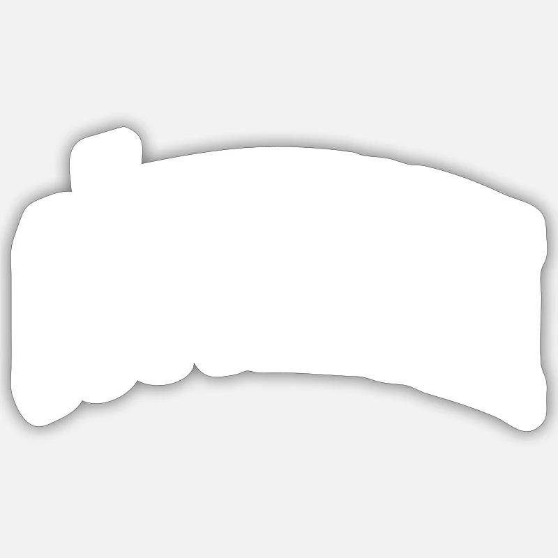 Göttingen - Sticker Größe S (10 x 10 cm) - Mattweiß