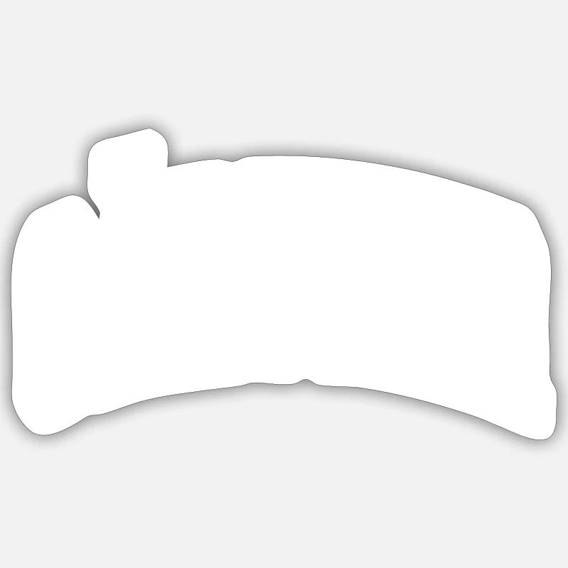 Gärtner - Sticker Größe S (10 x 10 cm) - Mattweiß