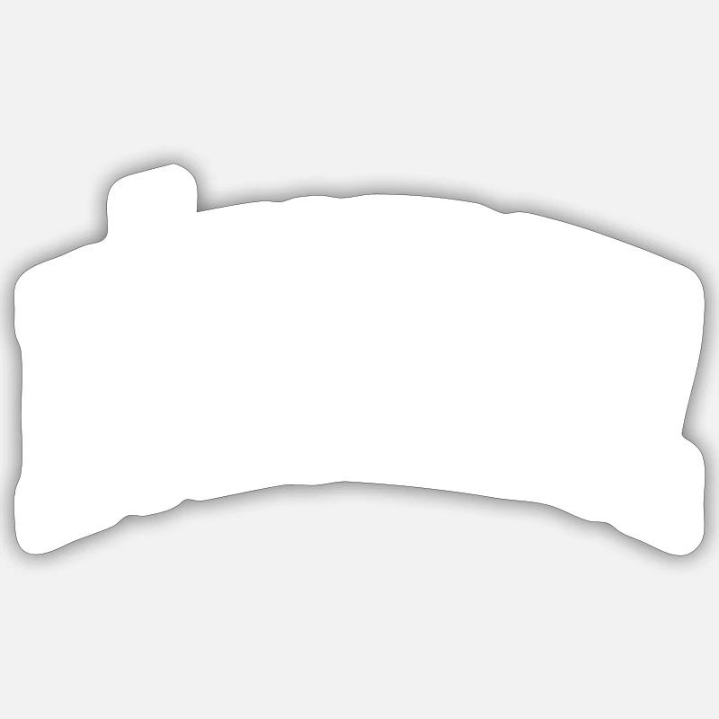 Nünchritz - Sticker taille S (10 x 10 cm) - blanc mat