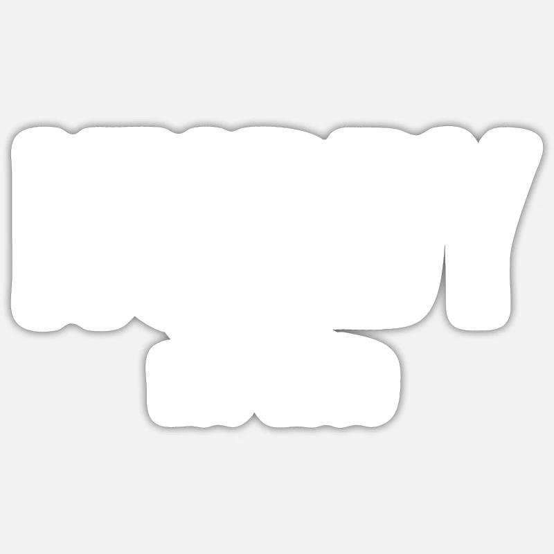 Hubby Est 2000 Sticker taille S (10 x 10 cm)