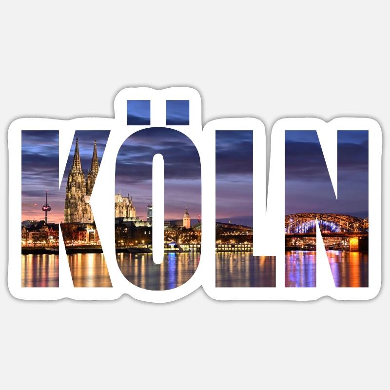 COLOGNE SKYLINE Sticker size S (10 x 10 cm)