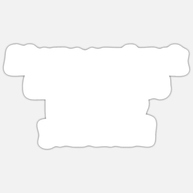 Dicton de cheval - Sticker taille S (10 x 10 cm) - blanc mat