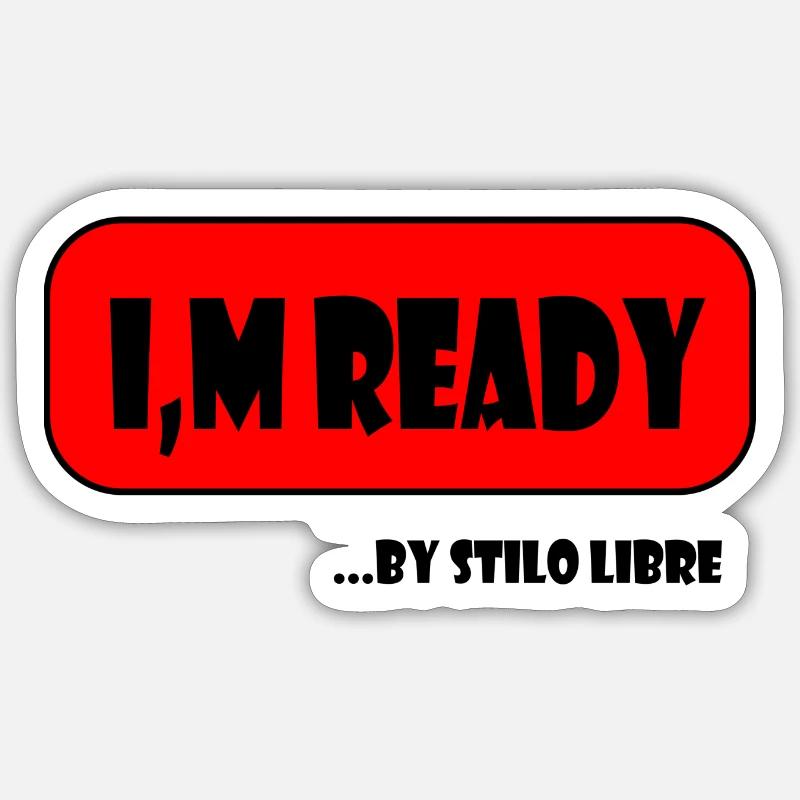 Conception prête Sticker taille S (10 x 10 cm)