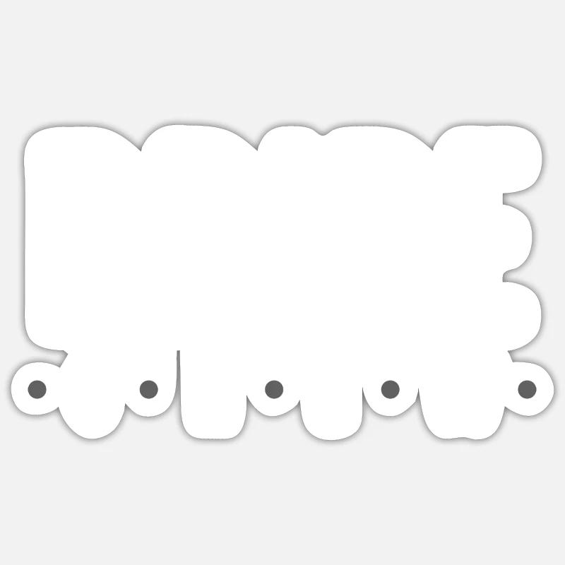 Bride Crew - Sticker size S (10 x 10 cm) - white matte