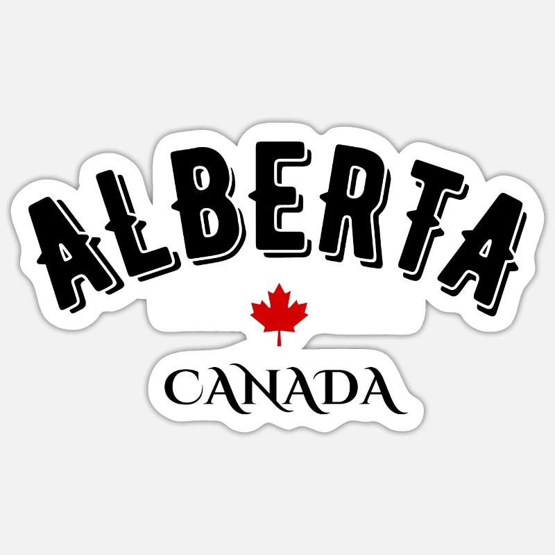 alberta canada Sticker taille S (10 x 10 cm)