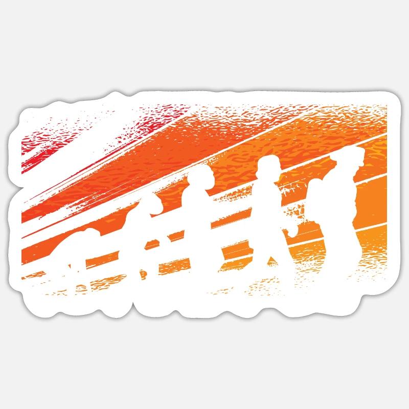 Evolution Firefighter Retro Firefighter Profession Sticker size S (10 x 10 cm)