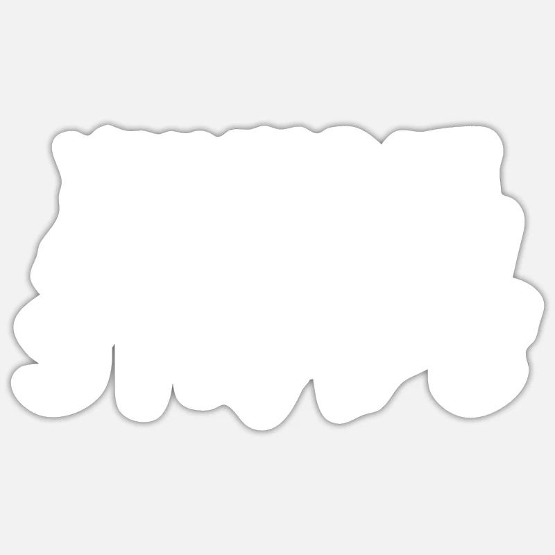 Tu m’avais aux pieds dans les sangles 20 - Sticker taille S (10 x 10 cm) - blanc mat
